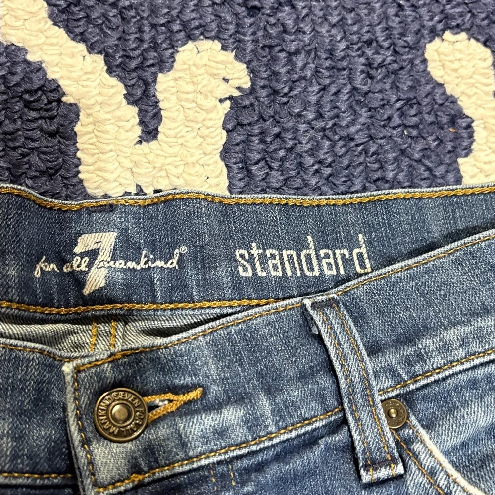 7 For All Mankind Standard Classic Mens Jeans sz 33 - Picture 6 of 9
